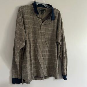 Men’s long sleeve polo